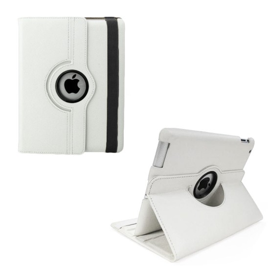 VOLTE-TEL ΘΗΚΗ IPAD AIR 2 9.7" LEATHER BOOK ROTATING STAND WHITE