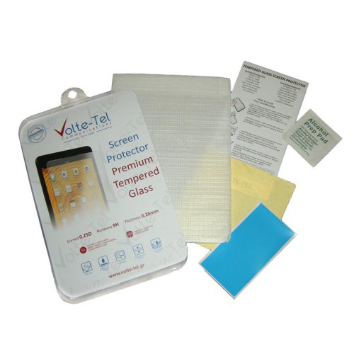 VOLTE-TEL TEMPERED GLASS SAMSUNG TAB 4 T330 8.0" 9H 0.26mm 2.5D FULL GLUE