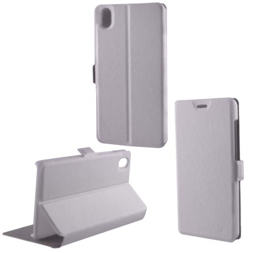 VOLTE-TEL ΘΗΚΗ LENOVO S850 PU LEATHER BOOK-STAND WHITE