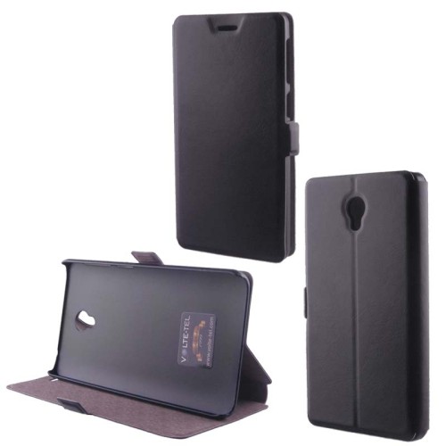 VOLTE-TEL ΘΗΚΗ LENOVO S860 PU LEATHER BOOK-STAND BLACK