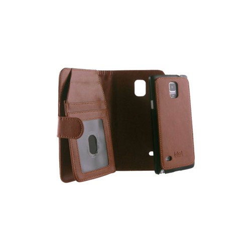 IDOL 1991 ΘΗΚΗ SAMSUNG N910 2IN1 BUSINESS WALLET BOOK+COVER CAMEL