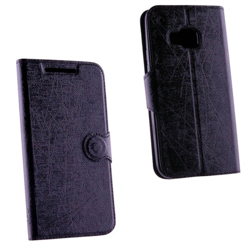 VOLTE-TEL ΘΗΚΗ HTC ONE M9 LINE LEATHER-TPU BOOK STAND BLACK