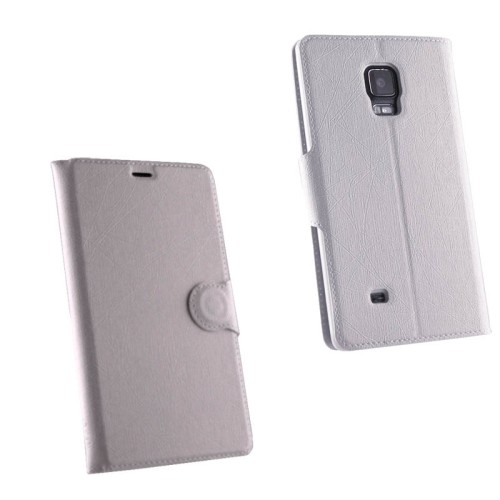 VOLTE-TEL ΘΗΚΗ SAMSUNG NOTE EDGE N915 LINE LEATHER-TPU BOOK STAND WHITE
