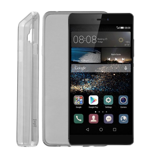 IDOL 1991 ΘΗΚΗ HUAWEI P8 ULTRA THIN TPU 0.3mm ΔΙΑΦΑΝΗ ΓΚΡΙ