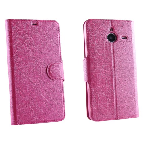 VOLTE-TEL ΘΗΚΗ MICROSOFT LUMIA 640 XL LINE LEATHER-TPU BOOK STAND PINK