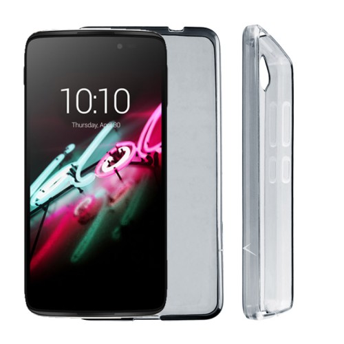 VOLTE-TEL ΘΗΚΗ ALCATEL IDOL 3 4.7" 6039X SLIMCOLOR TPU ΔΙΑΦΑΝΗ ΓΚΡΙ