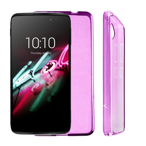 VOLTE-TEL ΘΗΚΗ ALCATEL IDOL 3 4.7" 6039X SLIMCOLOR TPU ΔΙΑΦΑΝΗ ΡΟΖ