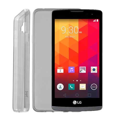 IDOL 1991 ΘΗΚΗ LG LEON H340N/H320 ULTRA THIN TPU 0.3mm ΔΙΑΦΑΝΗ ΓΚΡΙ