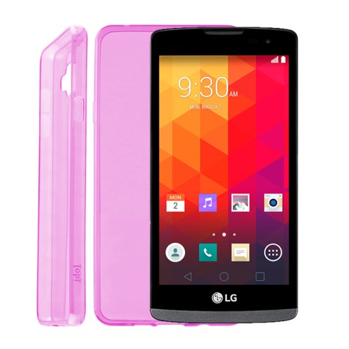 IDOL 1991 ΘΗΚΗ LG LEON H340N/H320 ULTRA THIN TPU 0.3mm ΔΙΑΦΑΝΗ ΡΟΖ
