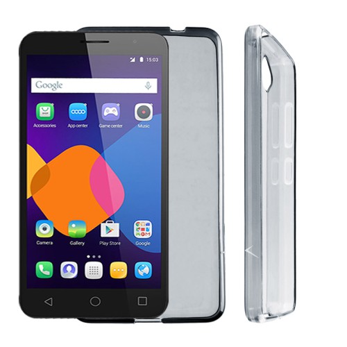 VOLTE-TEL ΘΗΚΗ ALCATEL PIXI 3 4" 4013D SLIMCOLOR TPU ΔΙΑΦΑΝΗ ΓΚΡΙ