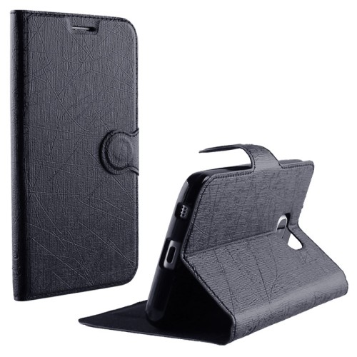 VOLTE-TEL ΘΗΚΗ ZTE BLADE L3 5.0" LINE LEATHER-TPU BOOK STAND BLACK