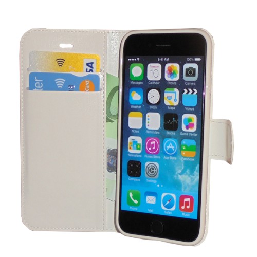 VOLTE-TEL ΘΗΚΗ IPHONE 6S PLUS/6 5.5" LEATHER-TPU BOOK STAND WHITE