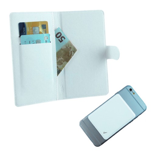 VOLTE-TEL ΘΗΚΗ UNIVERSAL 5.1"-5.7" LEATHER BOOK 3M MAGNET WHITE