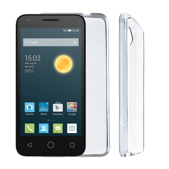 VOLTE-TEL ΘΗΚΗ ALCATEL PIXI  4.5" 4G 4027D SLIMCOLOR TPU ΔΙΑΦΑΝΗ