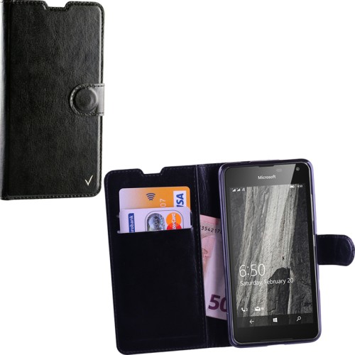 VOLTE-TEL ΘΗΚΗ MICROSOFT LUMIA 650 5.0" LEATHER-TPU BOOK STAND BLACK