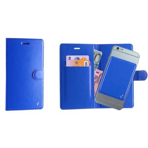 VOLTE-TEL ΘΗΚΗ UNIVERSAL 5.7"-6.3" LEATHER BOOK 3M MAGNET BLUE