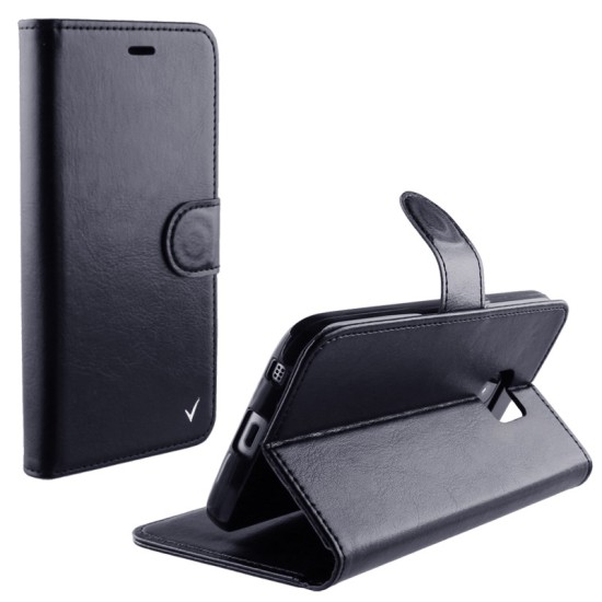 VOLTE-TEL ΘΗΚΗ LG K4 K120 LEATHER-TPU BOOK STAND BLACK