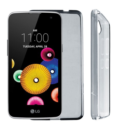 VOLTE-TEL ΘΗΚΗ LG K4 K120 SLIMCOLOR TPU ΔΙΑΦΑΝΗ ΓΚΡΙ