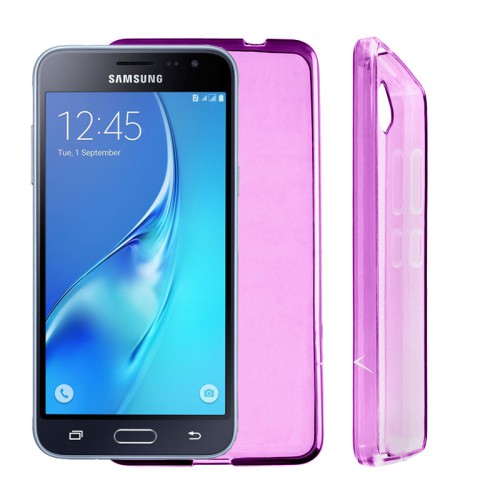 VOLTE-TEL ΘΗΚΗ SAMSUNG J3 2016 J320 5.0"SLIMCOLOR TPU ΔΙΑΦΑΝΗ ΡΟΖ