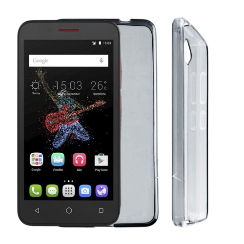 VOLTE-TEL ΘΗΚΗ ALCATEL GO PLAY 5.0" 7048X SLIMCOLOR TPU ΔΙΑΦΑΝΗ ΓΚΡΙ