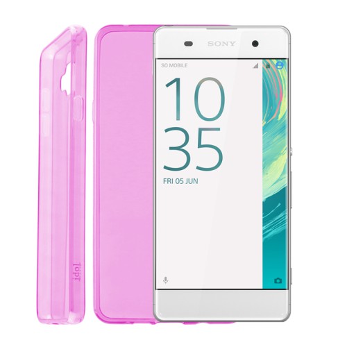 IDOL 1991 ΘΗΚΗ SONY XPERIA XA 5.0" ULTRA THIN TPU 0.3mm ΔΙΑΦΑΝΗ ΡΟΖ