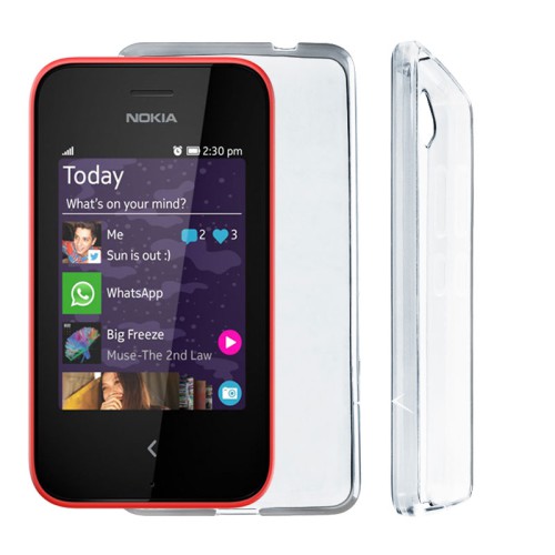 VOLTE-TEL ΘΗΚΗ NOKIA ASHA 230 SLIMCOLOR TPU ΔΙΑΦΑΝΗ