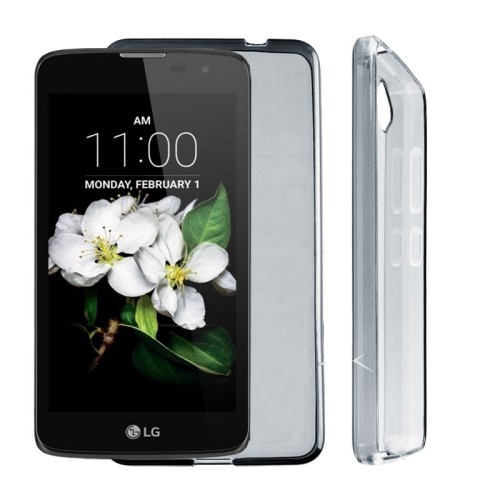 VOLTE-TEL ΘΗΚΗ LG K7 X210 5.0" SLIMCOLOR TPU ΔΙΑΦΑΝΗ ΓΚΡΙ
