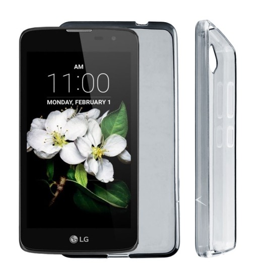 VOLTE-TEL ΘΗΚΗ LG K7 X210 5.0" SLIMCOLOR TPU ΔΙΑΦΑΝΗ ΓΚΡΙ