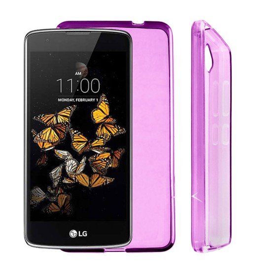 VOLTE-TEL SLIMCOLOR TPU ΘΗΚΗ LG K8 K350N 5.0in ΔΙΑΦΑΝΗ ΡΟΖ