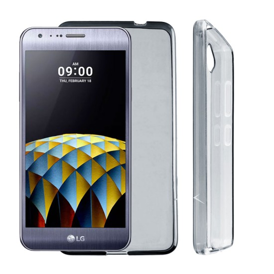 VOLTE-TEL ΘΗΚΗ LG X CAM K580 5.2" SLIMCOLOR TPU ΔΙΑΦΑΝΗ ΓΚΡΙ