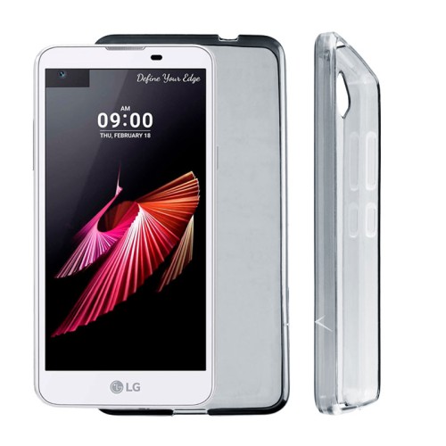 VOLTE-TEL ΘΗΚΗ LG X SCREEN K500N 4.93" SLIMCOLOR TPU ΔΙΑΦΑΝΗ ΓΚΡΙ