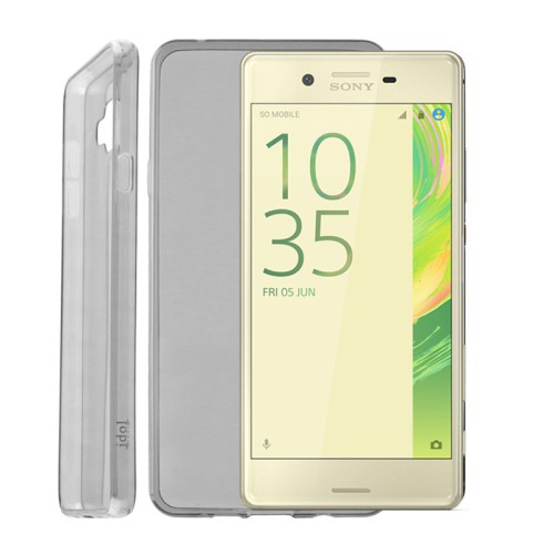 IDOL 1991 ΘΗΚΗ SONY XPERIA X F5121 5" ULTRA THIN TPU 0.3mm ΔΙΑΦΑΝΗ ΓΚΡΙ