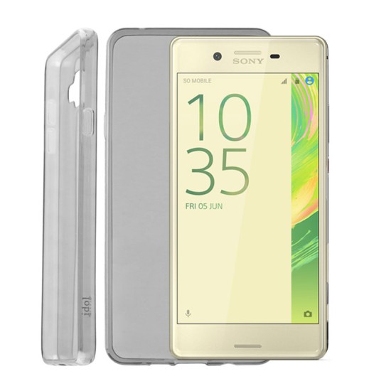 IDOL 1991 ΘΗΚΗ SONY XPERIA X F5121 5" ULTRA THIN TPU 0.3mm ΔΙΑΦΑΝΗ ΓΚΡΙ