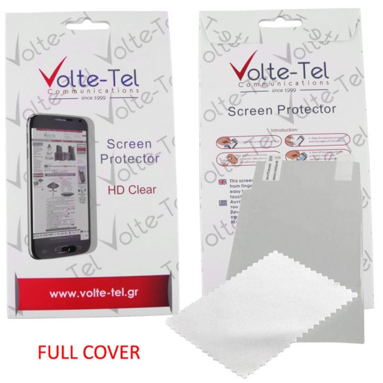 VOLTE-TEL SCREEN PROTECTOR LENOVO VIBE A 4.0in CLEAR FULL COVER