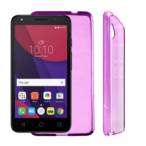 VOLTE-TEL ΘΗΚΗ ALCATEL PIXI 4 5045X SLIMCOLOR TPU ΔΙΑΦΑΝΗ ΡΟΖ