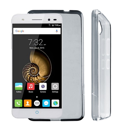 VOLTE-TEL ΘΗΚΗ ZTE BLADE V7 LITE 5.0" SLIMCOLOR TPU ΔΙΑΦΑΝΗ ΓΚΡΙ