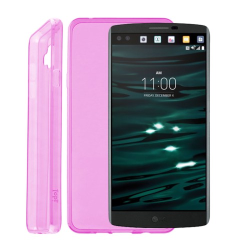IDOL 1991 ΘΗΚΗ LG V10 H960 5.7" ULTRA THIN TPU 0.3mm ΔΙΑΦΑΝΗ ΡΟΖ