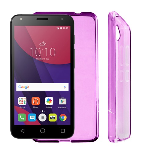 VOLTE-TEL ΘΗΚΗ ALCATEL PIXI 4 3G 5" 5010D SLIMCOLOR TPU ΔΙΑΦΑΝΗ ΡΟΖ