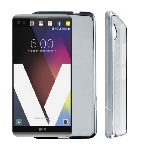 VOLTE-TEL ΘΗΚΗ LG V20 5.7" SLIMCOLOR TPU ΔΙΑΦΑΝΗ ΓΚΡΙ