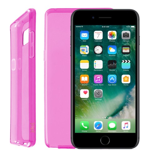 IDOL 1991 ΘΗΚΗ IPHONE 8/7 PLUS 5.5" AIR SLIM TPU ΔΙΑΦΑΝΗ ΡΟΖ