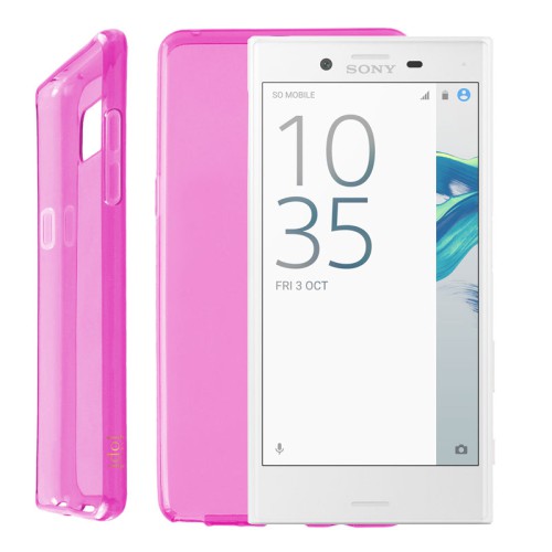 IDOL 1991 ΘΗΚΗ SONY XPERIA X COMPACT 4.6" AIR SLIM TPU ΔΙΑΦΑΝΗ ΡΟΖ