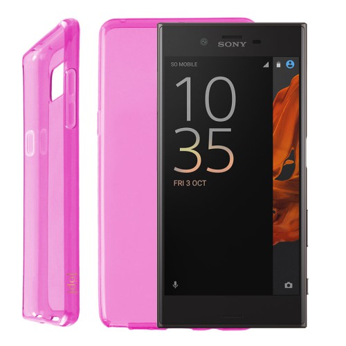 IDOL 1991 ΘΗΚΗ SONY XPERIA XZ 5.2" AIR SLIM TPU ΔΙΑΦΑΝΗ ΡΟΖ