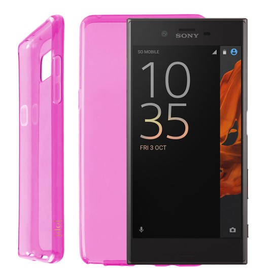 IDOL 1991 ΘΗΚΗ SONY XPERIA XZ 5.2" AIR SLIM TPU ΔΙΑΦΑΝΗ ΡΟΖ