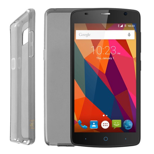 IDOL 1991 ΘΗΚΗ ZTE BLADE L5 5.0" AIR SLIM TPU ΔΙΑΦΑΝΗ ΓΚΡΙ