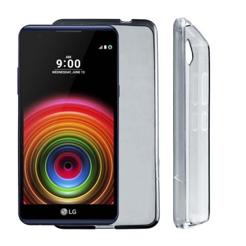 VOLTE-TEL ΘΗΚΗ LG X POWER K220 5.3" SLIMCOLOR TPU ΔΙΑΦΑΝΗ ΓΚΡΙ