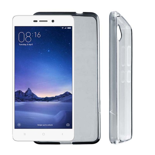 VOLTE-TEL ΘΗΚΗ XIAOMI REDMI 3S 5.0" SLIMCOLOR TPU ΔΙΑΦΑΝΗ ΓΚΡΙ
