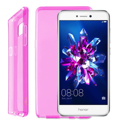 IDOL 1991 ΘΗΚΗ HUAWEI P9 LITE 2017/P8 LITE 2017 5.2" AIR SLIM TPU ΔΙΑΦΑΝΗ ΡΟΖ