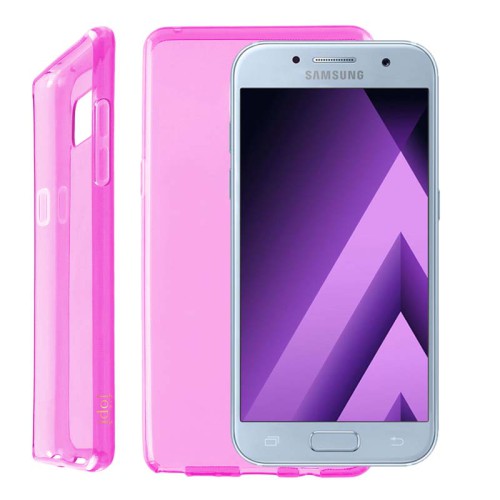 IDOL 1991 ΘΗΚΗ SAMSUNG A3 2017 A320 4.7" AIR SLIM TPU ΔΙΑΦΑΝΗ ΡΟΖ