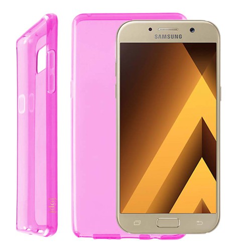 IDOL 1991 ΘΗΚΗ SAMSUNG A5 2017 A520 5.2" AIR SLIM TPU ΔΙΑΦΑΝΗ ΡΟΖ