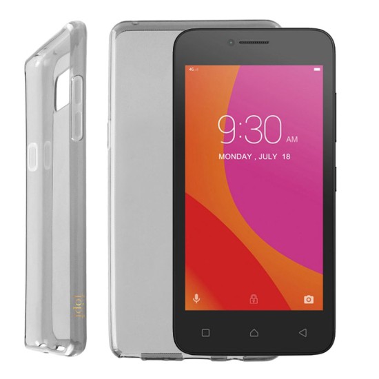 IDOL 1991 AIR SLIM TPU ΘΗΚΗ LENOVO B A2016 4.5in ΔΙΑΦΑΝΗ ΓΚΡΙ